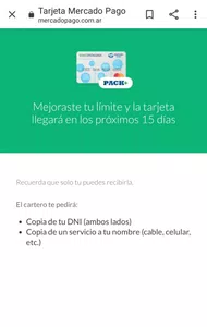 Tarjeta mercado pago