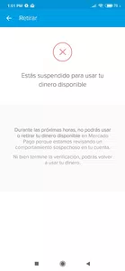 No puedo retirar mi dinero