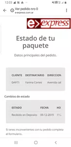 No llego el pedido de navidad