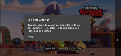 Me vetaron mi cuenta
