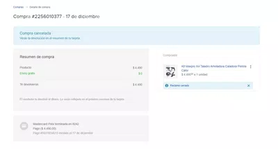 No me devolvieron el dinero
