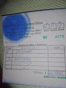 Cobro diferente al de la reserva