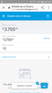 Aviliten la cuenta de mercado pago