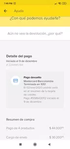 No me han devuelto mi dinero