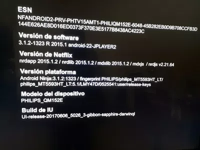 Tv philips no funciona