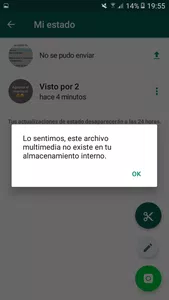 Whatsapp no me anda bien