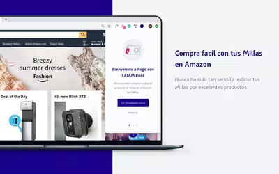 Canje de millas latam en amazon no concretado