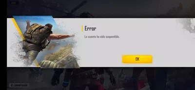 Cuenta suspendída