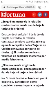 Dar de baja una tarjeta de credito