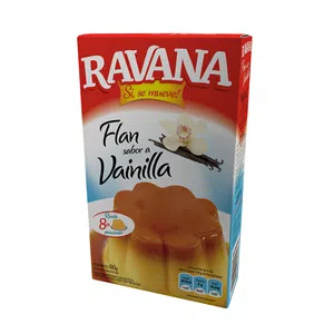 Caja de flan vacía