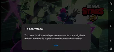 Me han vetado mi cuenta