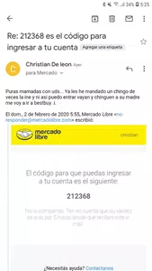 No puedo entrar a mi cuebta de mercado libre