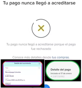 Mercado libre no acredito mi pago, pero si fue ducido de mi cuenta bancaria