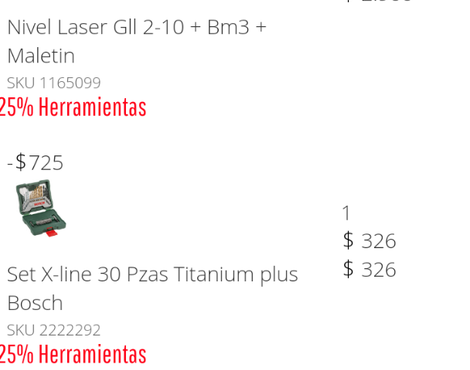 Quiero los productos que compre