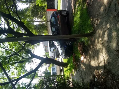 Estacionamiento en la vereda
