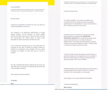 Imposibilidad de contactar a mercadolibre