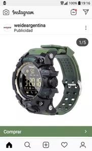 Quiero el reloj que compre